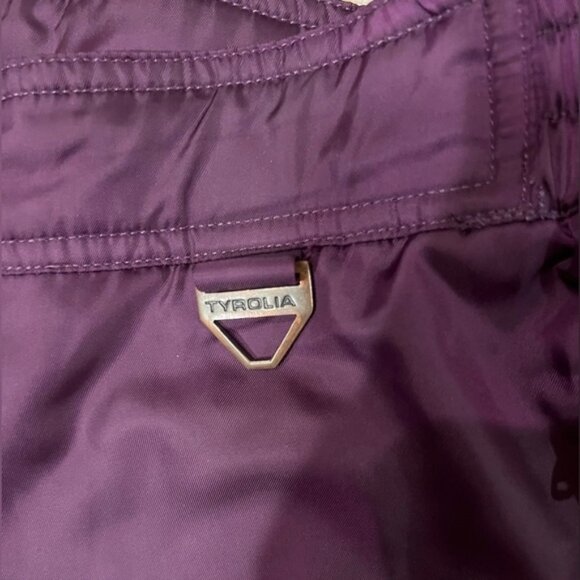 Tyrolia Skiwear Pants Men’s purple Ski Skiing Snow Winter Outdoor Zip Pocket 38 - Picture 3 of 10